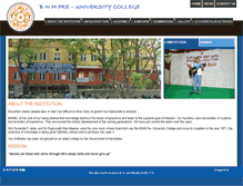 Tablet Screenshot of bnmpucollege.com